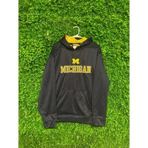 Vintage Michigan Wolverines Hoodie - Adult Mens Large
